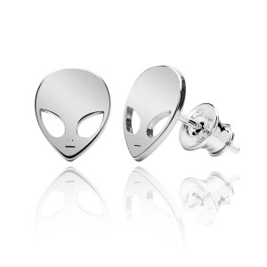 Kolczyki sztyfty aliens