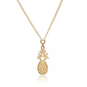 Naszyjnik z zawieszką ananas